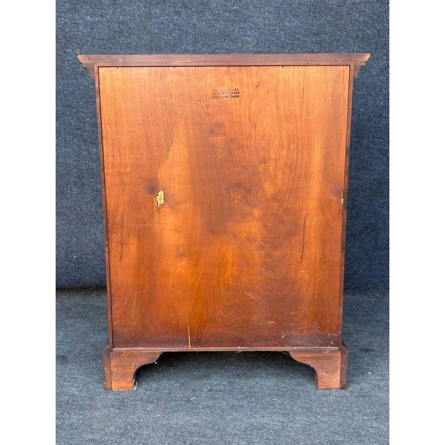Wood Samuel S. Case Cabinetmakers Virginia Handcrafted Two-Door Cabinet For Sale - Image 7 of 8
