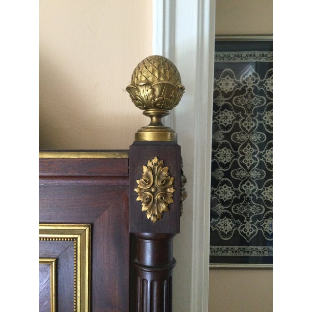 Wood 1920s Louis XVI Style Full Size Bedframe For Sale - Image 7 of 13