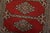 Bokhara Jaldar Rug 3’1” X 4’10” Red Wool Tribal Hand-Knotted Oriental Carpet For Sale - Image 4 of 11