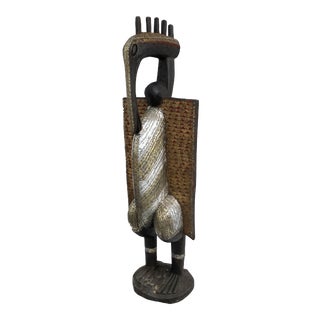 Sculpture of Senufo Bird Statue Cote d'Ivoire 64" H For Sale