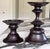 Vintage Pottery Barn Turned Wood Pillar Candle Holders - A Pair For Sale - Image 11 of 11