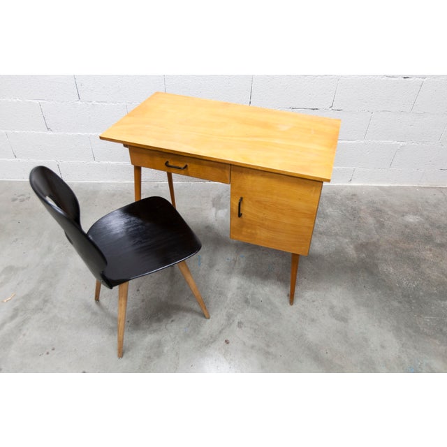 Eye Desk and Chair Set from Baumann, 1960, Set of 2 For Sale - Image 14 of 18