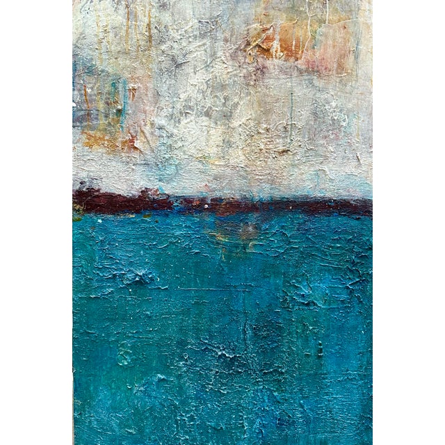 "Mystic" Contemporary Abstract Mixed Media Painting For Sale