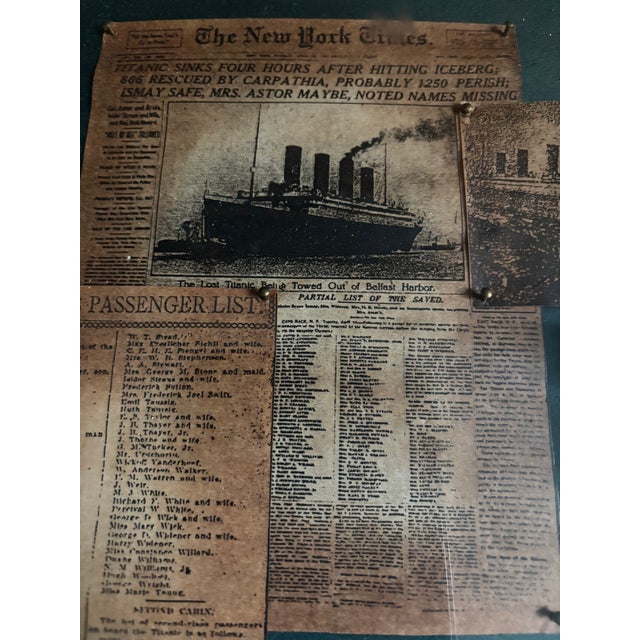 Commemorative RMS Titanic Diorama For Sale - Image 12 of 17