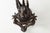Brown Pair of Black Forest 1880s Carved Wooden Chamois Coat or Hat Racks with Foliage For Sale - Image 8 of 12