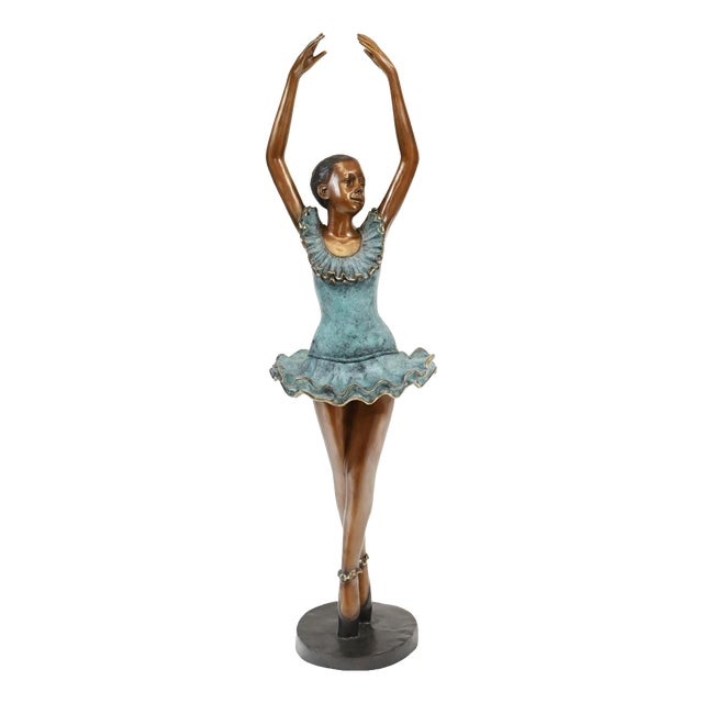 French Bronze Ballet Dancer Figurine For Sale