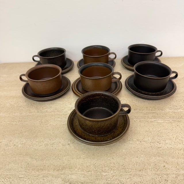 Cups by Ulla Procope for Arabia, 1970s, Set of 7 For Sale - Image 18 of 18