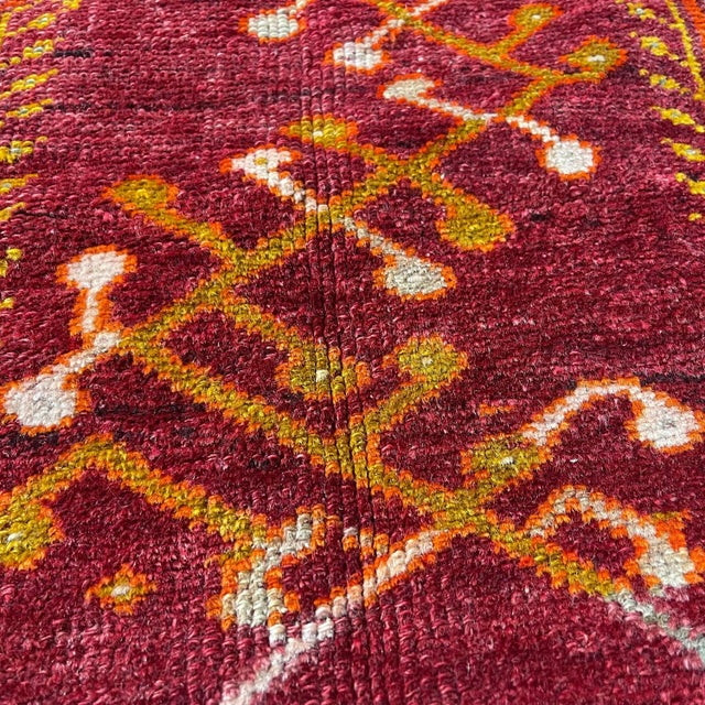 Antique Turkish Rug %100 Wool 144x95 cm Pretty, Turkish Rug, made in the 1960's, this is a lovely Kars rug from Turkey...