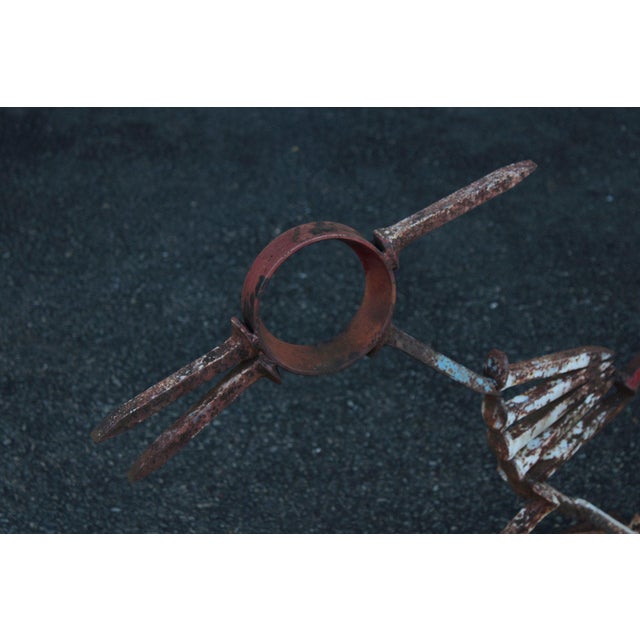 Industrial Industrial Metal Road Runner Sculpture Garden Statue For Sale - Image 3 of 18