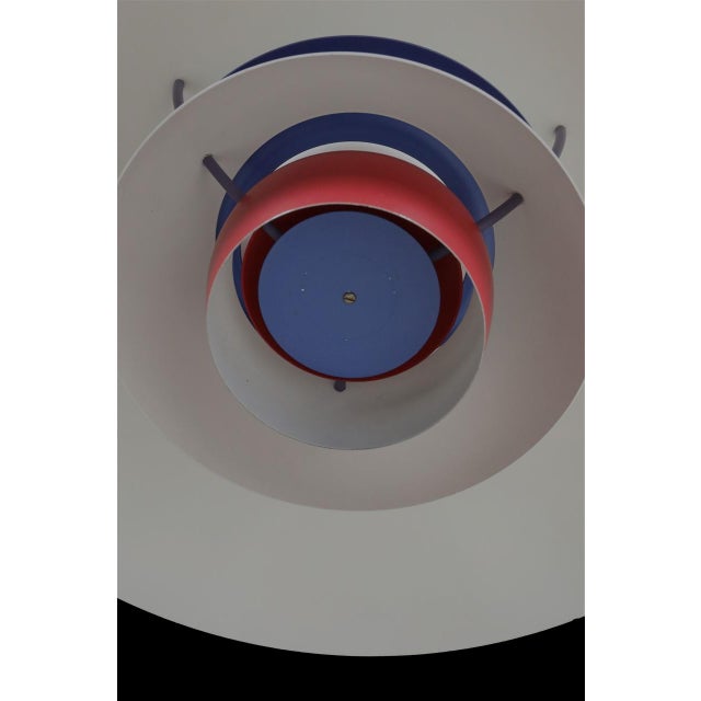Blue Red PH 5 Hanging Lamp by Poul Henningsen for Louis Poulsen, 1960s For Sale - Image 8 of 18