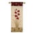 Orchids I Loom Woven Tapestry - 190 X 66 Cm (6'3 X 2'2") - Requires Rod Size 2 For Sale