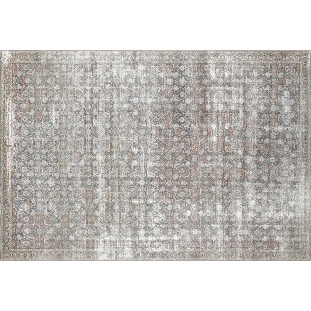 Textile 1940s Persian Tabriz Rug For Sale - Image 7 of 7