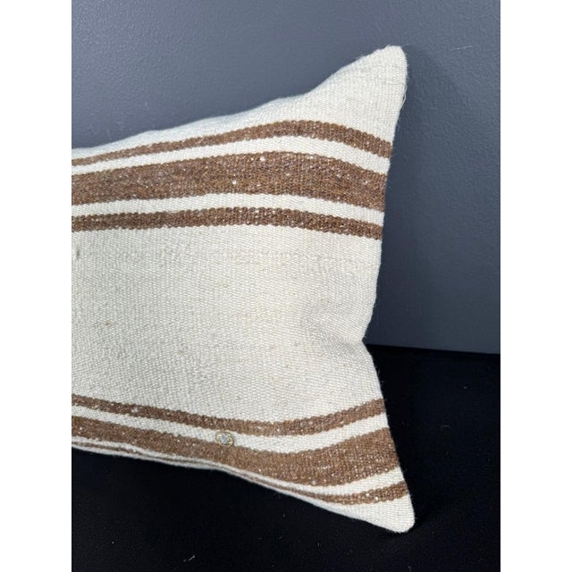 Turkish Hemp Pillow Cushion Natural Beige Brown Pillow Cushion Cover 16 "x 24" #30000 Enhance your home decor with our...