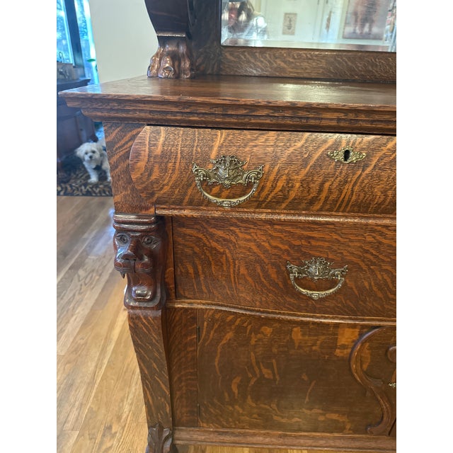 Late 19th Century Lion Head Board Server For Sale - Image 9 of 10