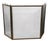 Metal Vintage Folding Fireplace Screen Spark Guard For Sale - Image 7 of 9