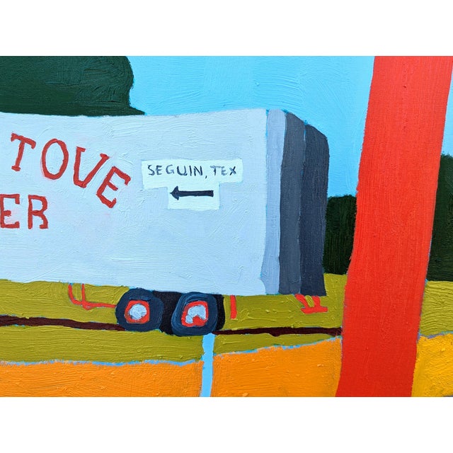Jacob Spacek “American Rural, Signed #3” Contemporary Colorful Country Landscape Painting, 2025 For Sale - Image 10 of 12