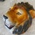 Mid 20th Century Large Head Wall Decor Lion From Italy For Sale - Image 4 of 9
