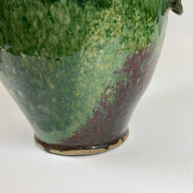 Early 19th Century Large Chinese Green Wine Jug From Early 19th Century For Sale - Image 5 of 13