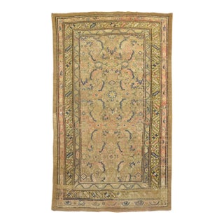 Early 20th Century Zabihi Collection Serab Camel Hair Rug For Sale