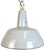 Industrial Grey Enamel Factory Pendant Lamp from Philips, 1960s For Sale - Image 16 of 16