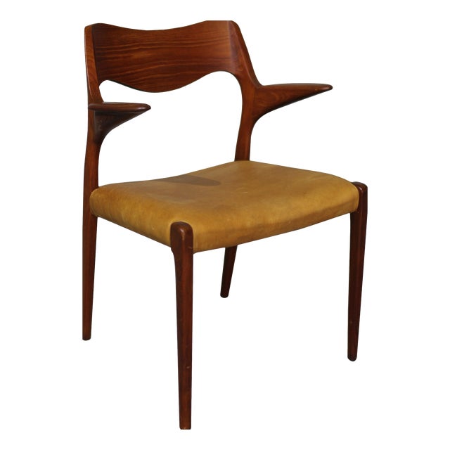 Model 55 Armchair by Niels Otto Moller for J. L. Mollers, 1960s For Sale