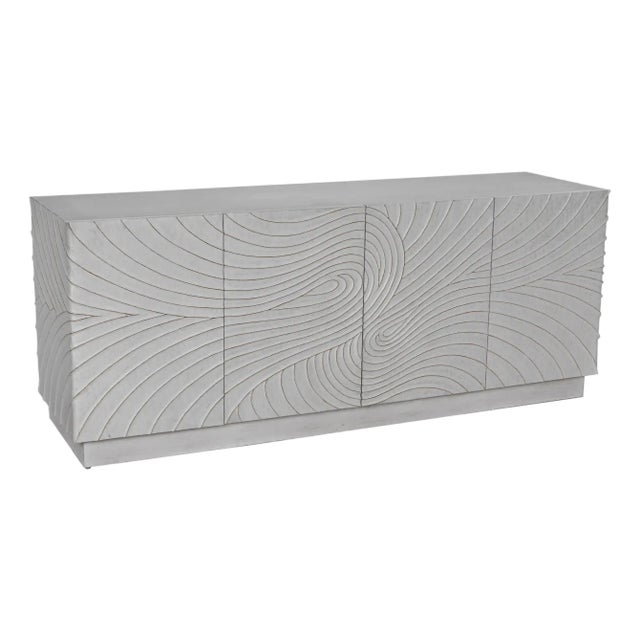 NOIR Cavalier Sideboard, White Wash For Sale
