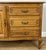 Vintage Louis XIV French Oak Sideboard with Carved Cupboard For Sale - Image 4 of 15