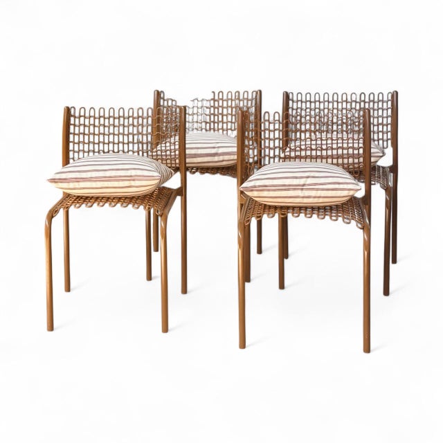 Set of Four David Rowland Chairs For Sale - Image 10 of 11