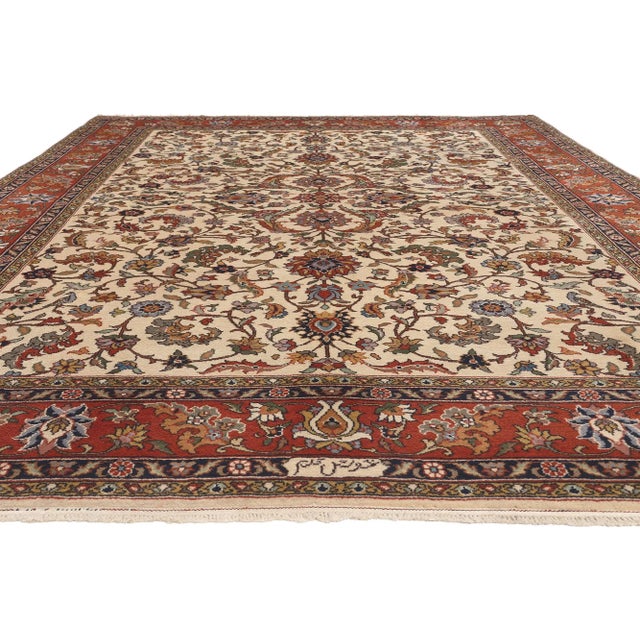 English Late 20th Century Late 20th Century Vintage Romanian Rug - 08'04 x 12'00 For Sale - Image 3 of 8