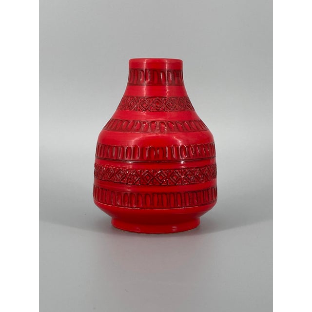Rimini Rosso Vase by Aldo Londi for Bitossi, Italy, 1960s For Sale - Image 15 of 15