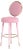 Graceful Bar Stool in Pink by Royal Stranger For Sale