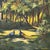 Fernando Pina - “Peacocks in a Clearing” - Large oil on canvas, Portuguese school, 20th century. Author: Fernando Pina....