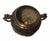 Antique Patinated Bronze Oil Lamp Kerosene Meiji Style Etched Glass Globe Eagle For Sale - Image 9 of 12