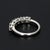 1.5ctw Natural Round Brilliant Diamonds in a Five-Stone Platinum Wedding Ring, Size 6.5 For Sale In Phoenix - Image 6 of 8