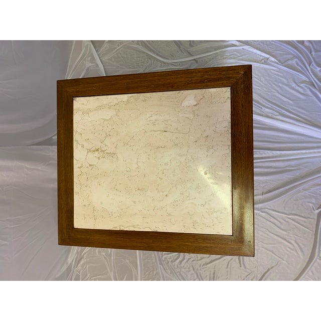 Mid-Century Modern Set of 3 Mid Century Gordon’s Fine Furniture Italian Marble Inlaid Tables For Sale - Image 3 of 12