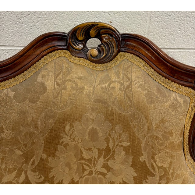 Early 20th Century Antique French Louis XV Style Bergere Armchair For Sale - Image 5 of 10