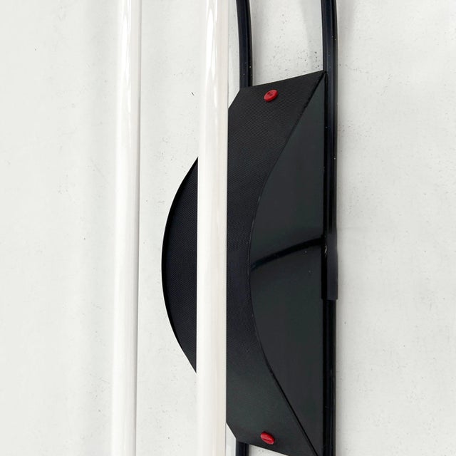 1980s Arched Black Neon Wall Lamp by Gian N. Gigante for Zerbetto, 1980s For Sale - Image 5 of 8