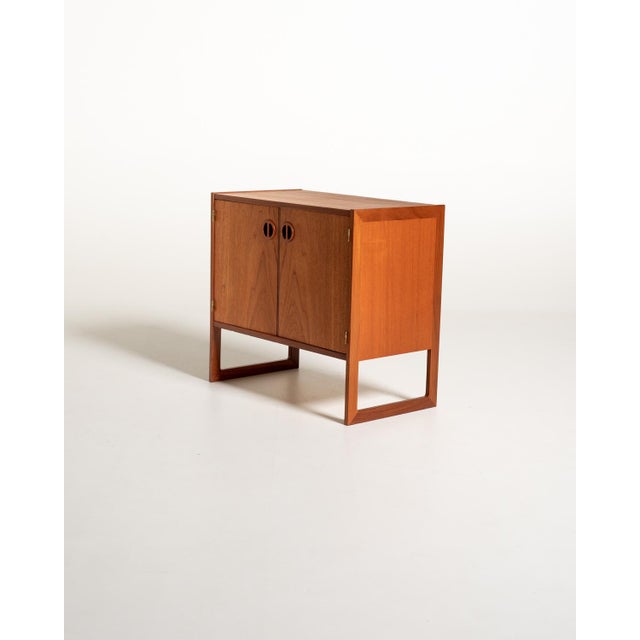Arne Wahl Iversen Teak Domino Cabinet by Arne Wahl Iversen, Sweden, 1960s For Sale - Image 4 of 11