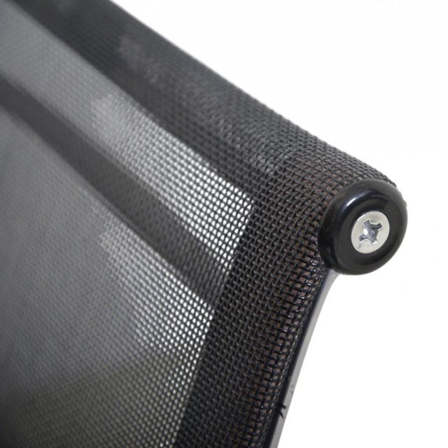 EA-108 Chair in Black Mesh and Aluminium by Charles Eames, 2000s For Sale - Image 13 of 17