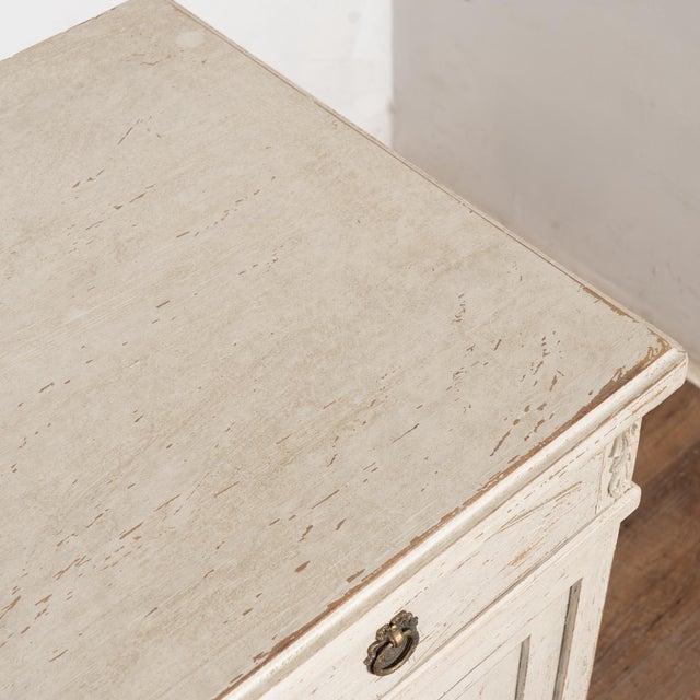Wood 19th Century Swedish Gray Gustavian Sideboard Buffet For Sale - Image 7 of 13