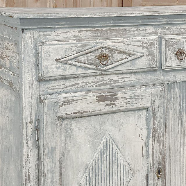 18th Century Swedish Gustavian Period Painted Buffet For Sale - Image 10 of 18