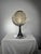 Silver Parisian Globe on Chrome Stand from Holophane, France, 1970s For Sale - Image 8 of 14