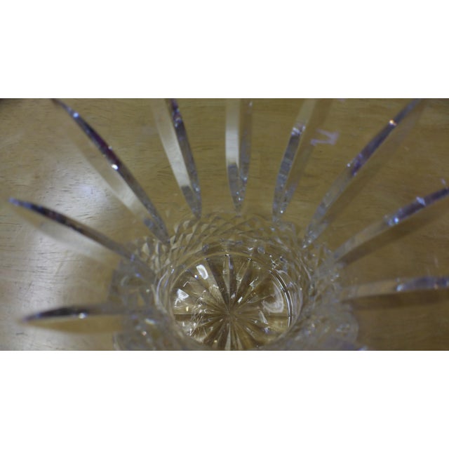 Glass Waterford Classic Crystal Vase For Sale - Image 7 of 12