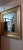Glass Custom Contemporary Large 44" Designer's Gold Square Gilt Wood Wide Frame Wall Mirror For Sale - Image 7 of 9