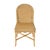 Spritely Home Accent Furniture Flora 18.5 in. Seat Height Rattan Dining Side Chair, Natural Rattan For Sale - Image 4 of 9