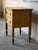 Wood Solid Oak Small Two-Drawer Dresser With Sculpted Fronts and Turned Legs Traditional Vintage 1970s For Sale - Image 7 of 9