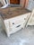 Linen Ornate French Country Linen Bisque Dresser, Trifold Mirror & Nightstands For Sale - Image 8 of 9