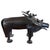 Benin Artist, Water Buffalo with Ox-Pecker Birds, 1960s, Bronze Sculpture For Sale - Image 3 of 6