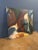 Abstract Oil Painting on Canvas by Bob Boernstein No signs. Dimensions:36”w x 36”d x 1”h Condition:Good used condition and...