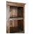 Large Solid Wood Display Case with Sliding Doors For Sale - Image 9 of 10